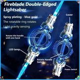 Electric Gyro Light Sword with Spinning LED Action Blade