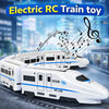 Electric RC Train Toy for Kids with Track Set