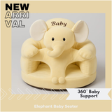 Elephant Baby Sofa Seater | Soft Plush Support Chair for Babies