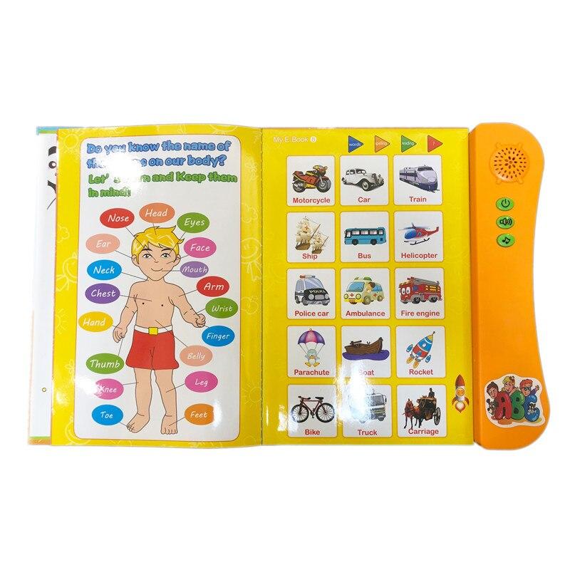 Interactive touch and learn English book for children