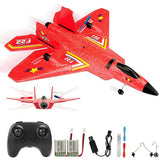 F22 Remote Control Fighter Jet Toy with LED Lights for Kids