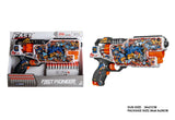 Fast Pioneer Electric Soft Bullet Gun Toy with LED Lights – 24 Foam Bullets for Kids