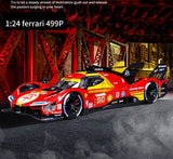 Ferrari 499P Le Mans Diecast Model Car – 1:24 Scale Collectible