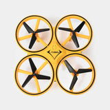 Flash Induction Drone – Hand Gesture & RC Control with LED Flash Lights