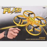 Flash Induction Drone – Hand Gesture & RC Control with LED Flash Lights