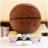 Football & Basketball Plush Toys – Soft Sports Ball Cushions for Kids