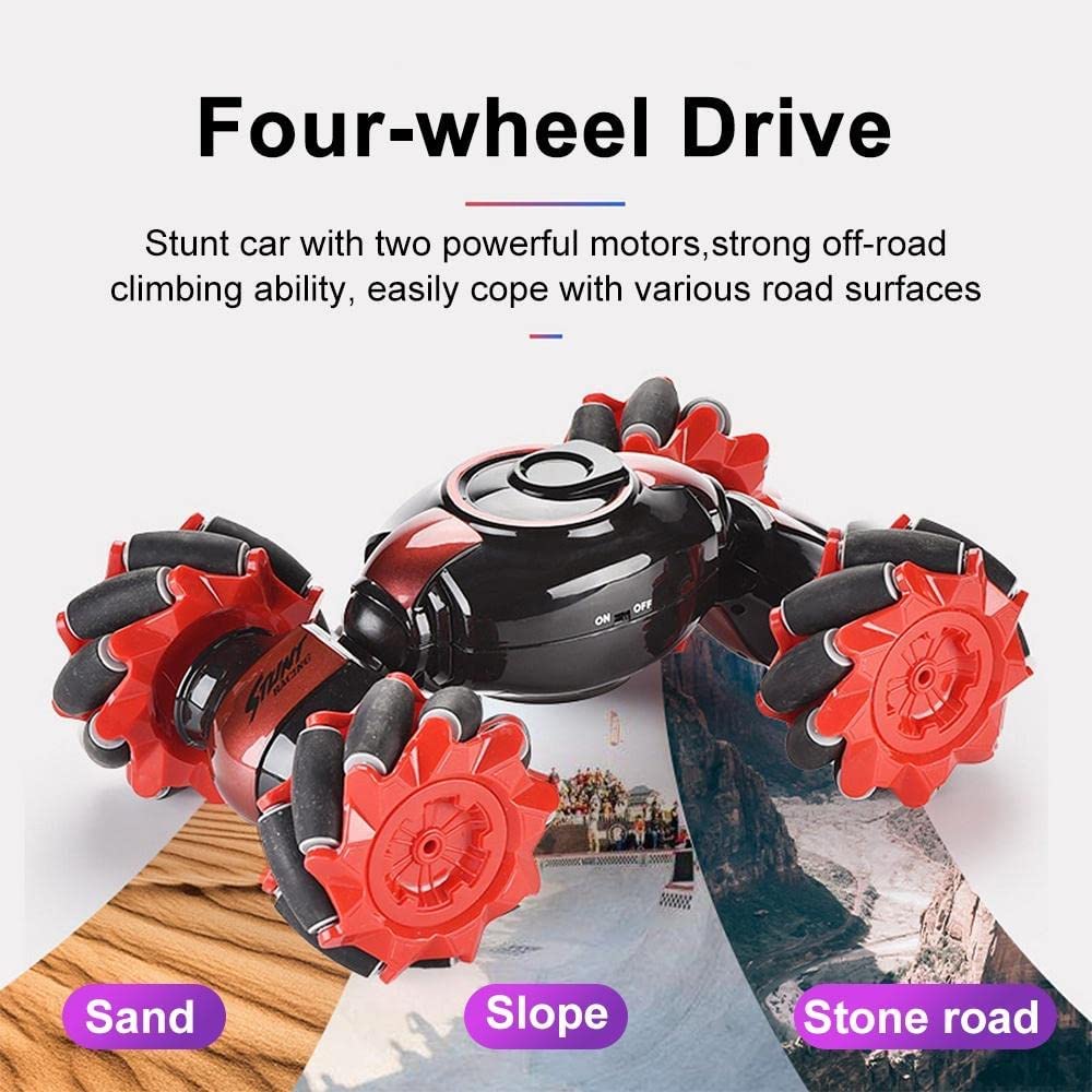 GestureDrive 4WD RC Stunt Car with Hand Gesture Control