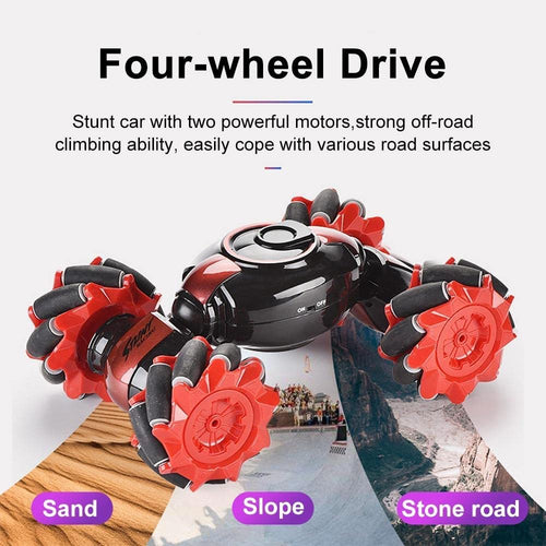 GestureDrive 4WD RC Stunt Car with Hand Gesture Control