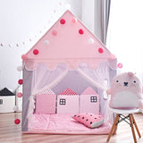 Girls Princess Tent House with Fairy Lights – Cozy Indoor Playhouse for Kids