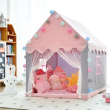 Girls Princess Tent House with Fairy Lights – Cozy Indoor Playhouse for Kids