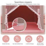 Girls Princess Tent House with Fairy Lights – Cozy Indoor Playhouse for Kids