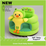 Green Duck Baby Seater – Soft Inflatable Support Seat for Babies & Toddlers