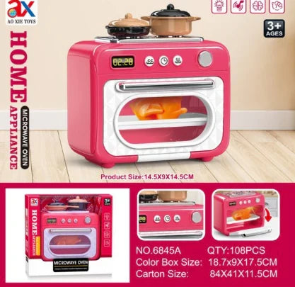 Microwave Oven Toy for kids pretend kitchen play