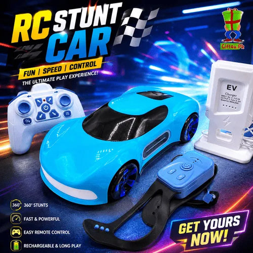 Hand Gesture &amp; RC Electric Stunt Drift Car with Smoke Effect