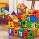 House Building Blocks Set for Kids (135+ Pcs)