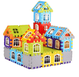 House Building Blocks Set for Kids (135+ Pcs)