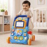 Huanger Large Baby Walker with Lights & Music – Cartoon Learning Push Walker