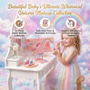 iGoodbo 25-Piece Unicorn Makeup Kit | Washable Unicorn Castle Theme Pretend Play for Girls