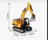 1:64 Scale Mini RC Excavator – Desktop Construction Toy
