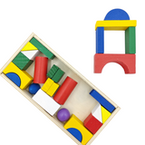 Classic Wooden Building Blocks – 26 Piece Set