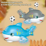 Musical Dancing Shark Toy – Electric Blowing Ball with Lights & Sound