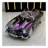 Mercedes-Benz 300SL 1:24 Diecast Model Car – Crystal Color Gullwing