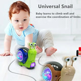 Interactive Musical Crawling Snail Toy for Kids