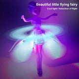 Infrared Induction Flying Fairy Doll with LED Lights | Motion Sensor Toy for Girls