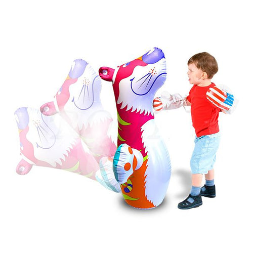 Intex 3D Bop Bag Inflatable Tiger | Stand-Up Punching Toy for Kids