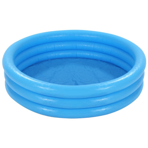 INTEX Crystal Blue Kids Pool 4ft 10in x 1ft 1in | Inflatable Splash Pool