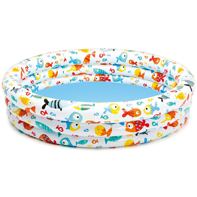INTEX Fishbowl Kids Pool 4ft 4in x 11in | Inflatable Splash Pool