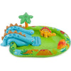 INTEX Dinosaur Themed Inflatable Kids Pool 8ft 2in x 6ft 3in x 3ft 7in | Splash Play Pool