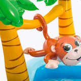 INTEX Jungle Themed Inflatable Kids Pool 8ft 5in x 7ft 1in x 2ft 9in | Splash Play Pool