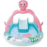 INTEX Octopus Themed Inflatable Kids Pool 7ft 6in x 6ft x 4ft 9in | Splash Play Pool