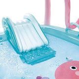 INTEX Octopus Themed Inflatable Kids Pool 7ft 6in x 6ft x 4ft 9in | Splash Play Pool