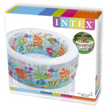 INTEX Little Aquarium Round Kids Pool 5ft x 1ft 10in | Inflatable Splash Pool