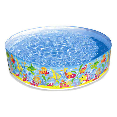 INTEX Ocean Play Pool 6ft x 1ft 3in | Inflatable Kids Splash Pool