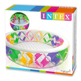 INTEX Pin Wheel Swim Centre Pool 7ft 6in x 1ft 10in | Inflatable Kids & Family Pool