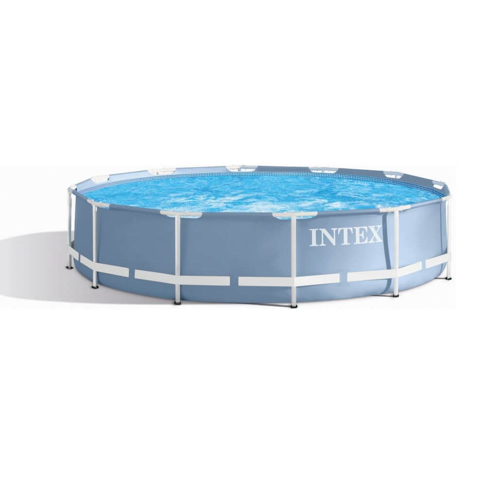INTEX Prism Frame Premium Pool 10ft x 2ft 6in | Round Above Ground Pool