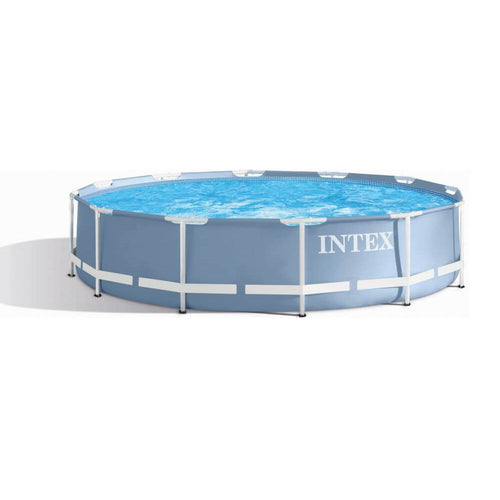 INTEX Prism Frame Premium Pool 10ft x 2ft 6in | Round Above Ground Pool