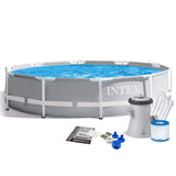 INTEX Prism Metal Frame Pool 12ft x 2ft 6in | Above Ground Kids & Family Pool