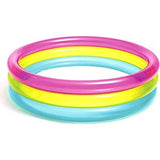 INTEX Rainbow Baby Pool 2.8ft x 10in | Inflatable Toddler Splash Pool