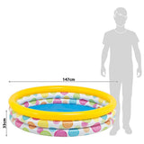 INTEX Rainbow Ombre Kids Pool 4ft 10in x 1ft 1in | Inflatable Splash Pool