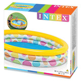 INTEX Rainbow Ombre Kids Pool 4ft 10in x 1ft 1in | Inflatable Splash Pool