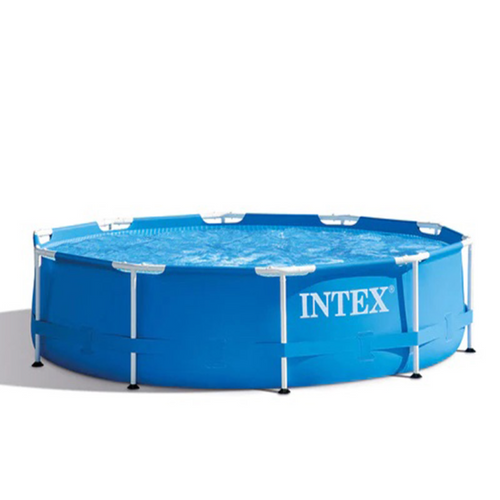 INTEX Round Metal Frame Pool 10ft | Filter Included