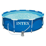INTEX Round Metal Frame Pool 10ft | Filter Included