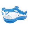 INTEX Swim Centre Family Lounge Pool 7ft 6in x 7ft 6in x 2ft 2in | Inflatable Family Pool with Seating