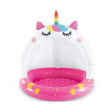 INTEX Unicorn Baby Pool 3ft 4in x 3ft 4in | Inflatable Toddler Splash Pool