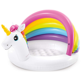 INTEX Unicorn Baby Pool 4ft 2in x 3ft 4in x 2ft 3in | Inflatable Toddler Pool
