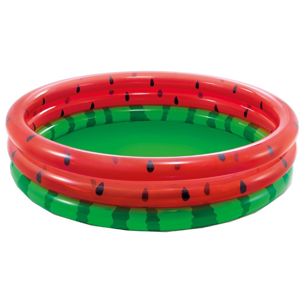 INTEX Watermelon Round Kids Pool 5ft 6in x 1ft 3in | Inflatable Splash Pool